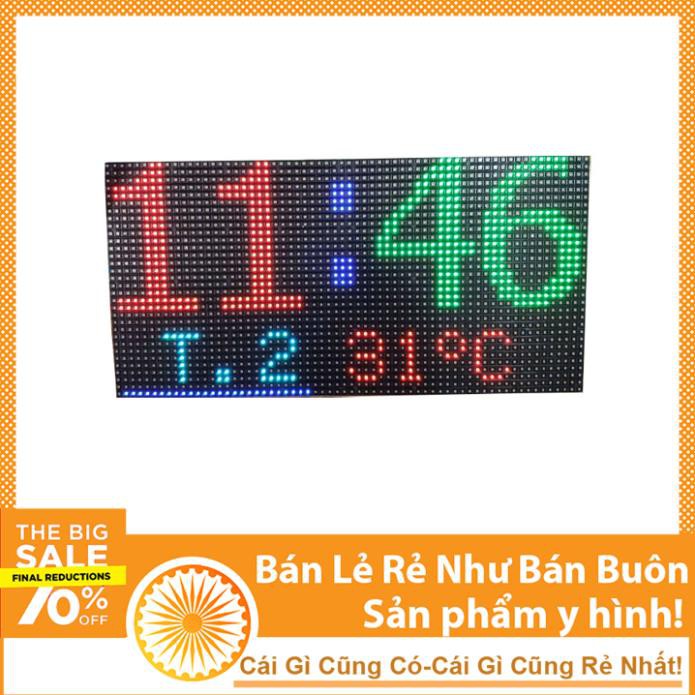 Đồng Hồ LED  MATRIX P4 16,8 Triệu Màu - Combo Hoàn Thiện Lịch Vạn Niên