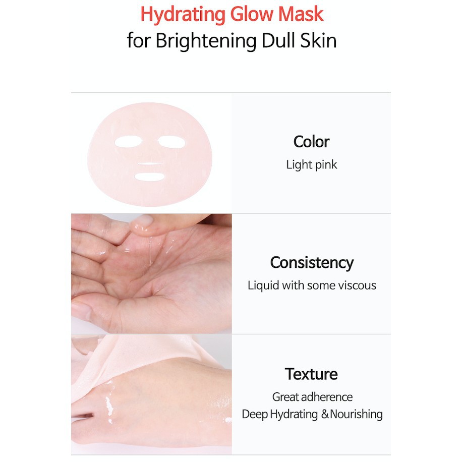 [Hsd 09/2022]Mặt Nạ Vitamin C Dưỡng Trắng Da, Nuôi Dưỡng Làn Da Căng Bóng Tiam Vita Red Mask 23ml