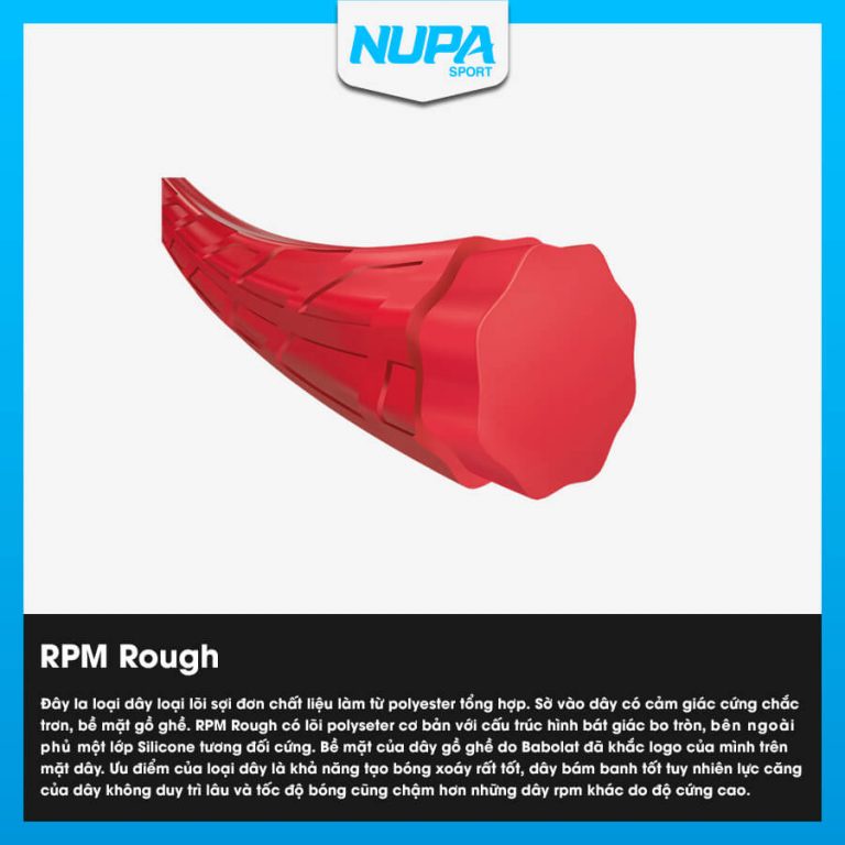 Dây Đan Vợt Tennis Babolat RPM Rough 17