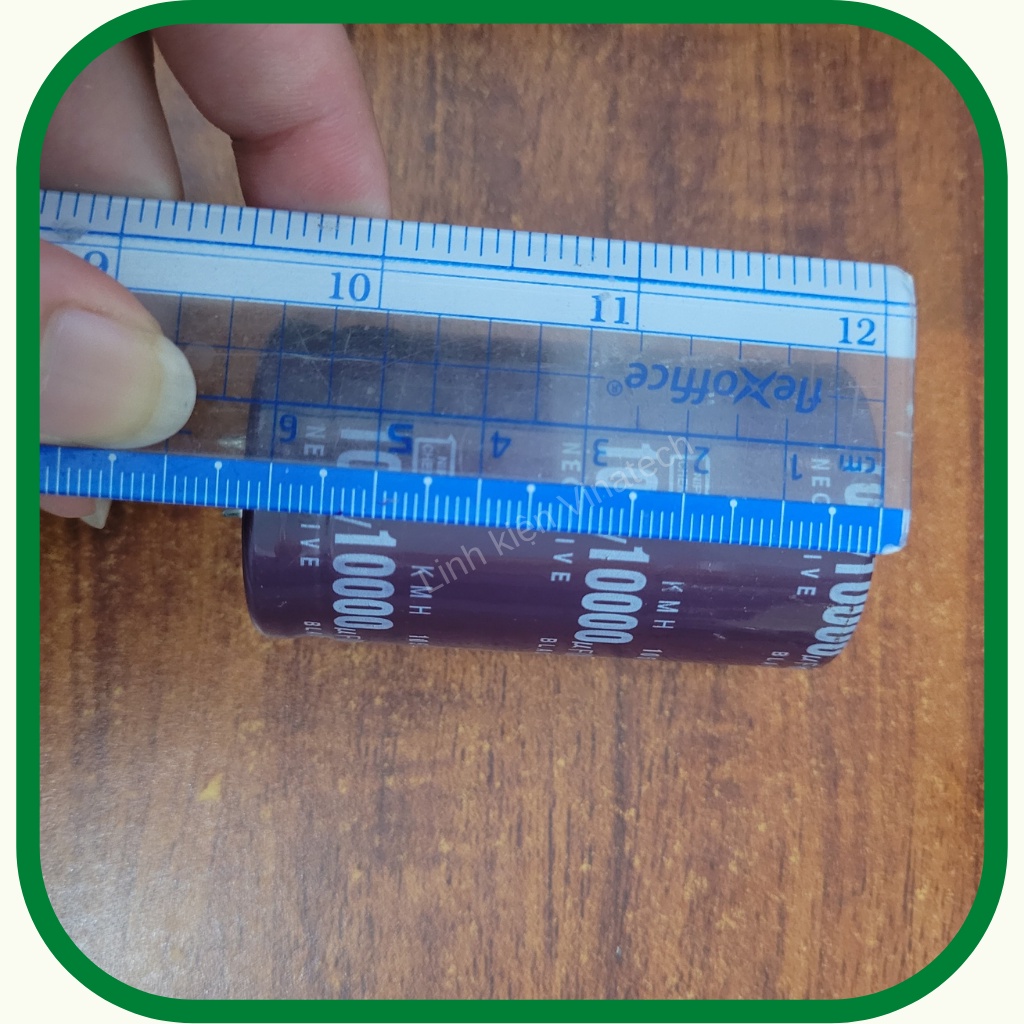Tụ Nippon 100V 10000uf 62*35mm hàng mới chất lượng
