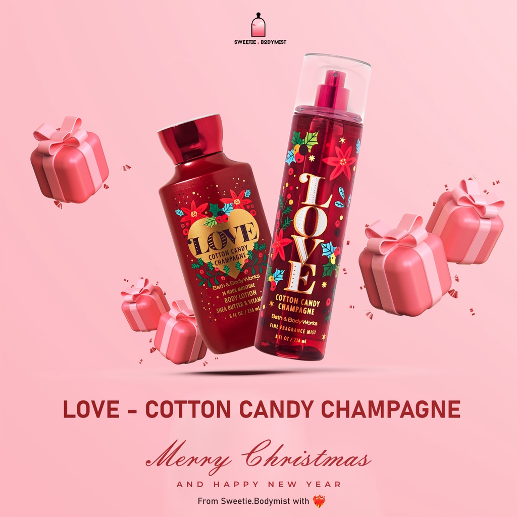 [Đủ mùi] Combo Lotion dưỡng thể &amp; Xịt Thơm Body mist Bath and Body Works