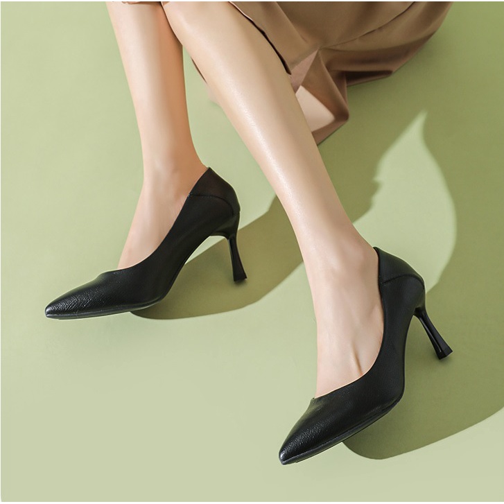 Giày cao gót Dusto phong cách thanh lịch, gót nhọn 7cm