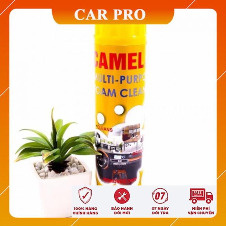 Bình xịt tẩy vệ sinh nội thất ô tô chính hãng Camel - CAR PRO