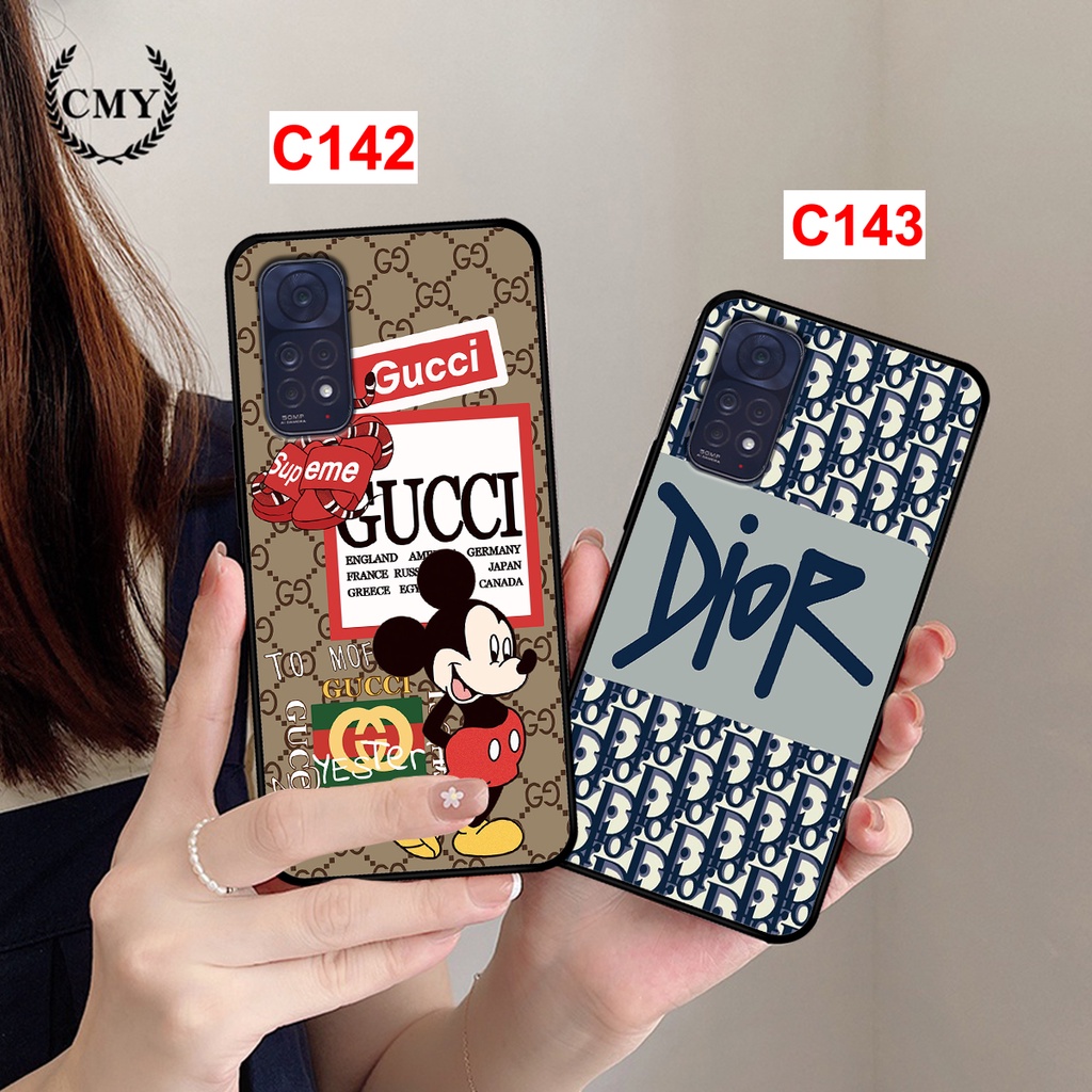 Ốp lưng Redmi Note 11 - Redmi Note 11 Pro - Redmi 10 in hình thương hiệu thời trang. ốp xiaomi redmi rẻ đẹp.