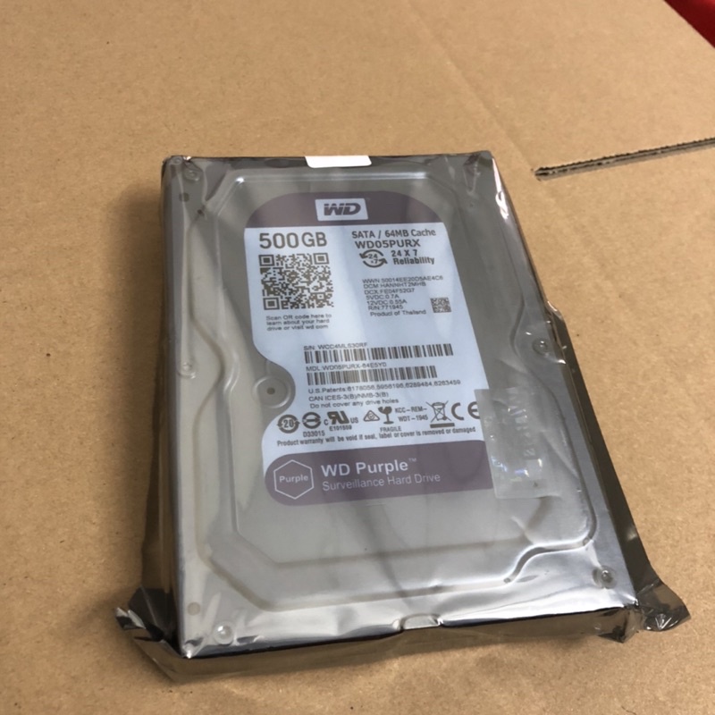 Ổ cứng HDD WD 500GB chính hãng bảo hành 24 tháng chuyên dùng cho camera và PC