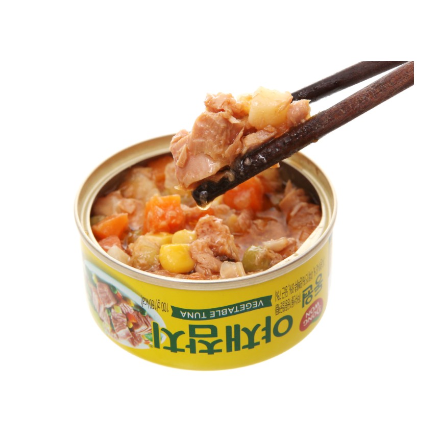 Cá ngừ trắng trộn rau củ DONGWON Hàn Quốc 100g