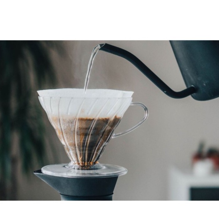 PHỄU PHA CÀ PHÊ HARIO V60 BẰNG NHỰA TRONG SUỐT VD-02T