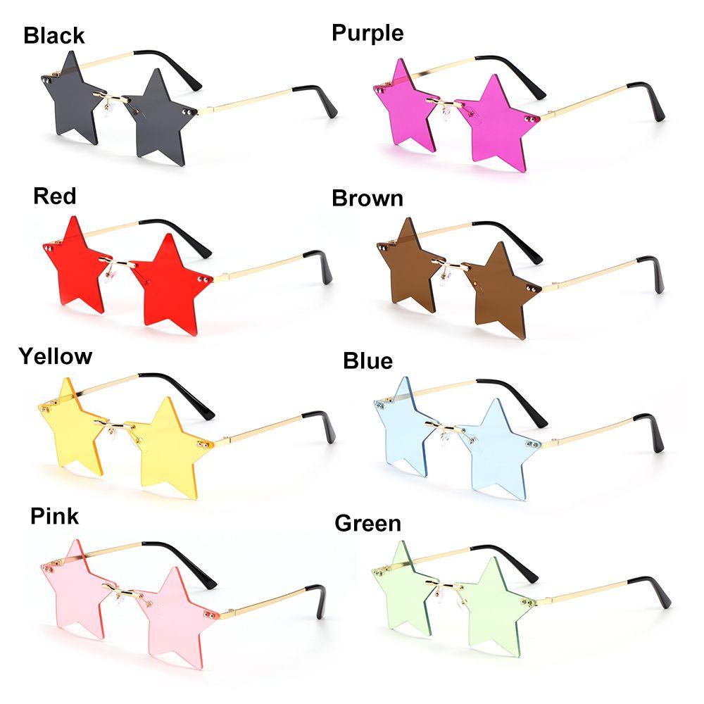 Kính Mát Hình Ngôi Sao Dễ Thương Dành Cho Nữ Và Nam