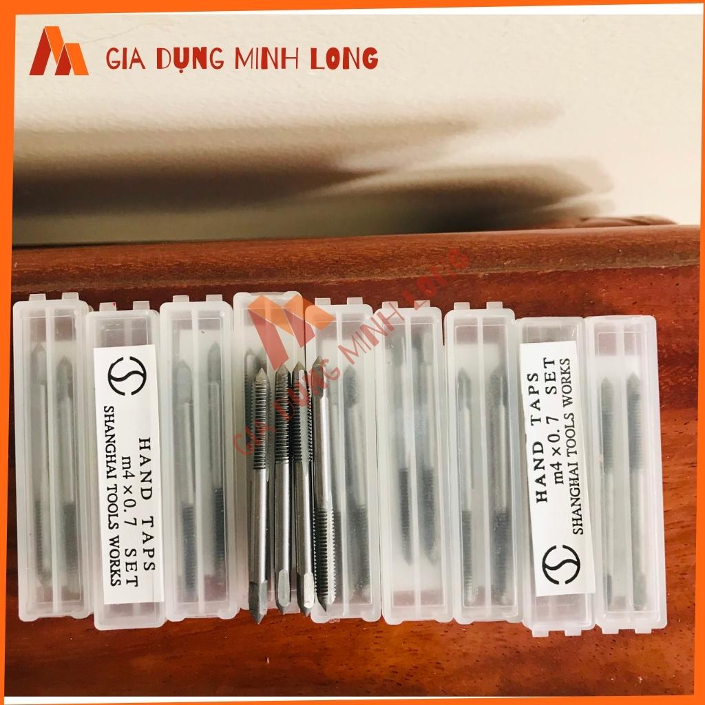 Mũi khoan Taro Ren mũi khoan tạo ren hộp 1 cái M3-M4-M5-M6-M8-M10 chân lục giác HSS cao cấp