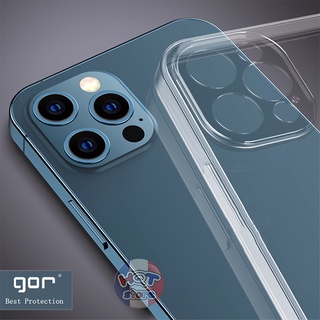 Ốp lưng dẻo trong suốt Gor Nature cho IP 12 Pro Max / 12 Pro / 12 / 12 Mini