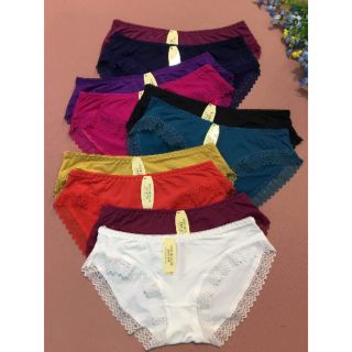 Quần thun lạnh phối ren