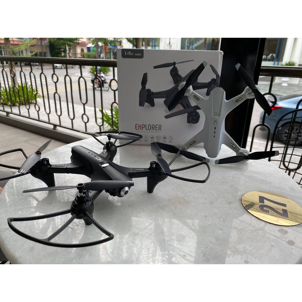 Flycam RC Explorer i21 Thế Hệ 2022, Camera WIFI FPV 4K HD, Tích Hợp Giữ Độ Cao, Máy bay camera cảm biến tránh vật cản