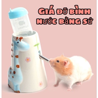 Đế bình nước Sứ cho hamster, sóc, nhím