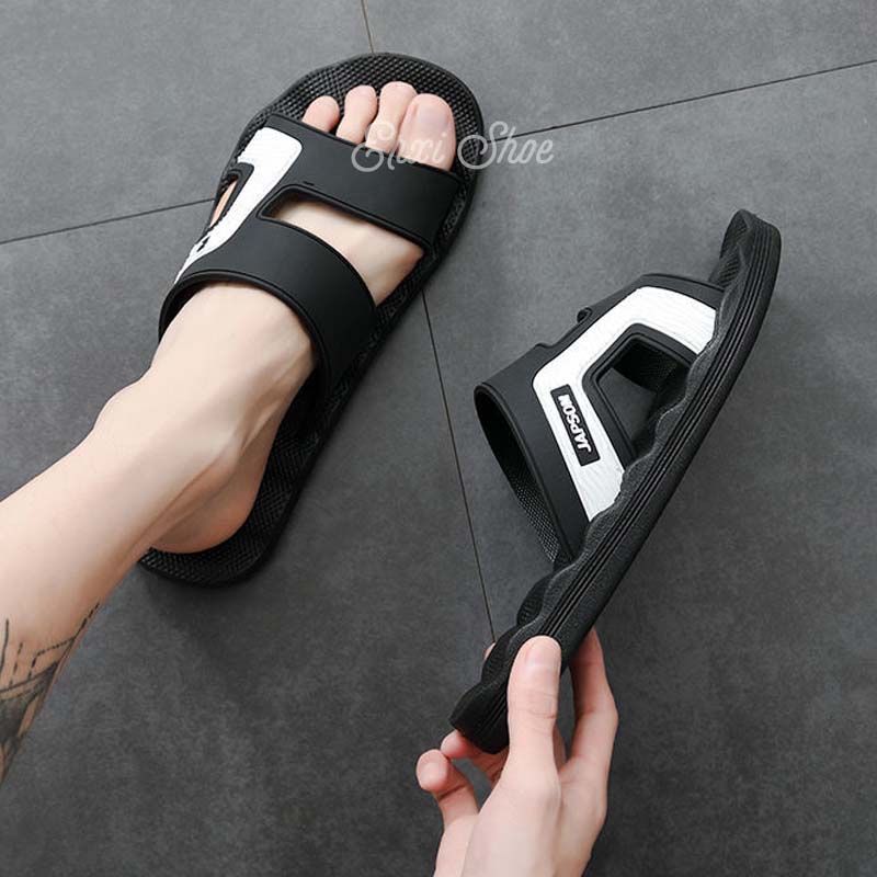 Oeggeo shop Dép Xỏ Ngón Đế Phẳng Xu Hướng Mùa Hè Thường Ngày Cho Nam