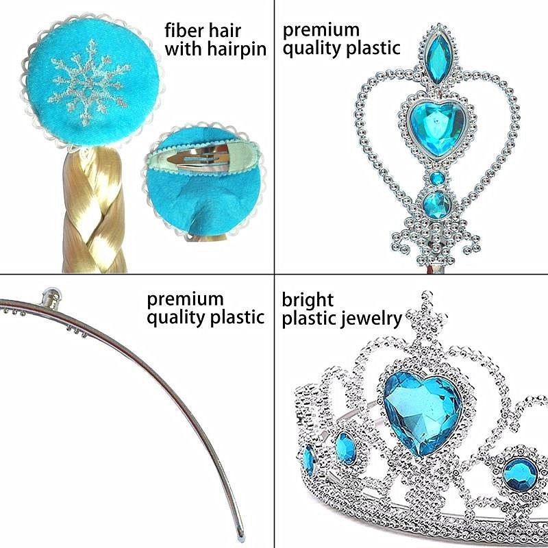 Bộ Phụ Kiện Hóa Trang Công Chúa Băng Giá Cho Bé