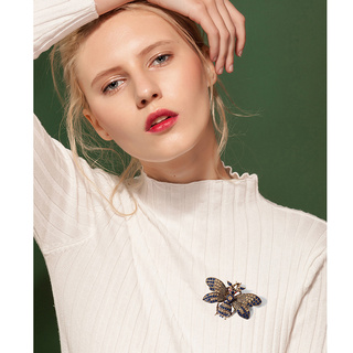 Trâm Cài Áo Hình Con Ong Đính Đá Phong Cách Cổ Điển
