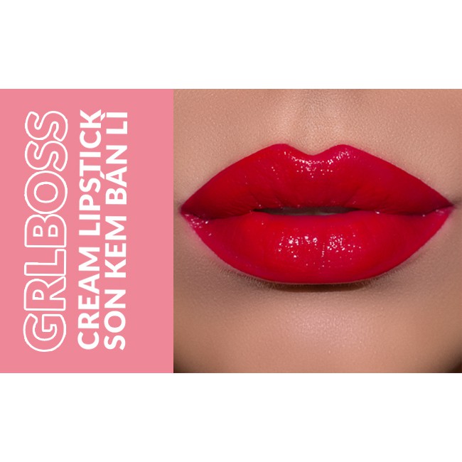 SON KEM LÌ MỀM MÔI 🌸FREESHIP🌸 SON MỀM MÔI GRL BOSS LIP CREAM- THƯƠNG HIỆU AUSTRALIS