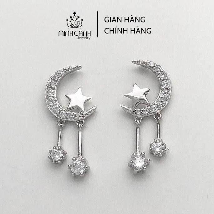 Hoa Tai Trăng Và Sao Bằng Bạc - Minh Canh Jewelry