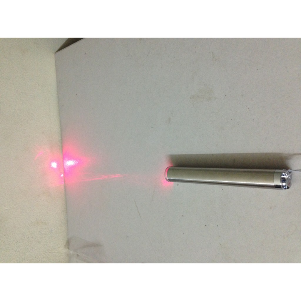 Đèn pin led, laser 2in1 dùng pin