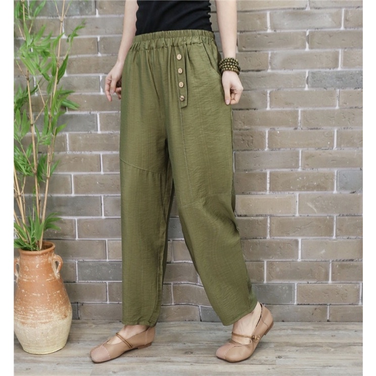 Hàng xuất dư) Quần dài chất đũi  nữ, Thiết kế mới, Hàng đã về, Nhẹ nhàng, Thoải mái, Tự tin ra đường