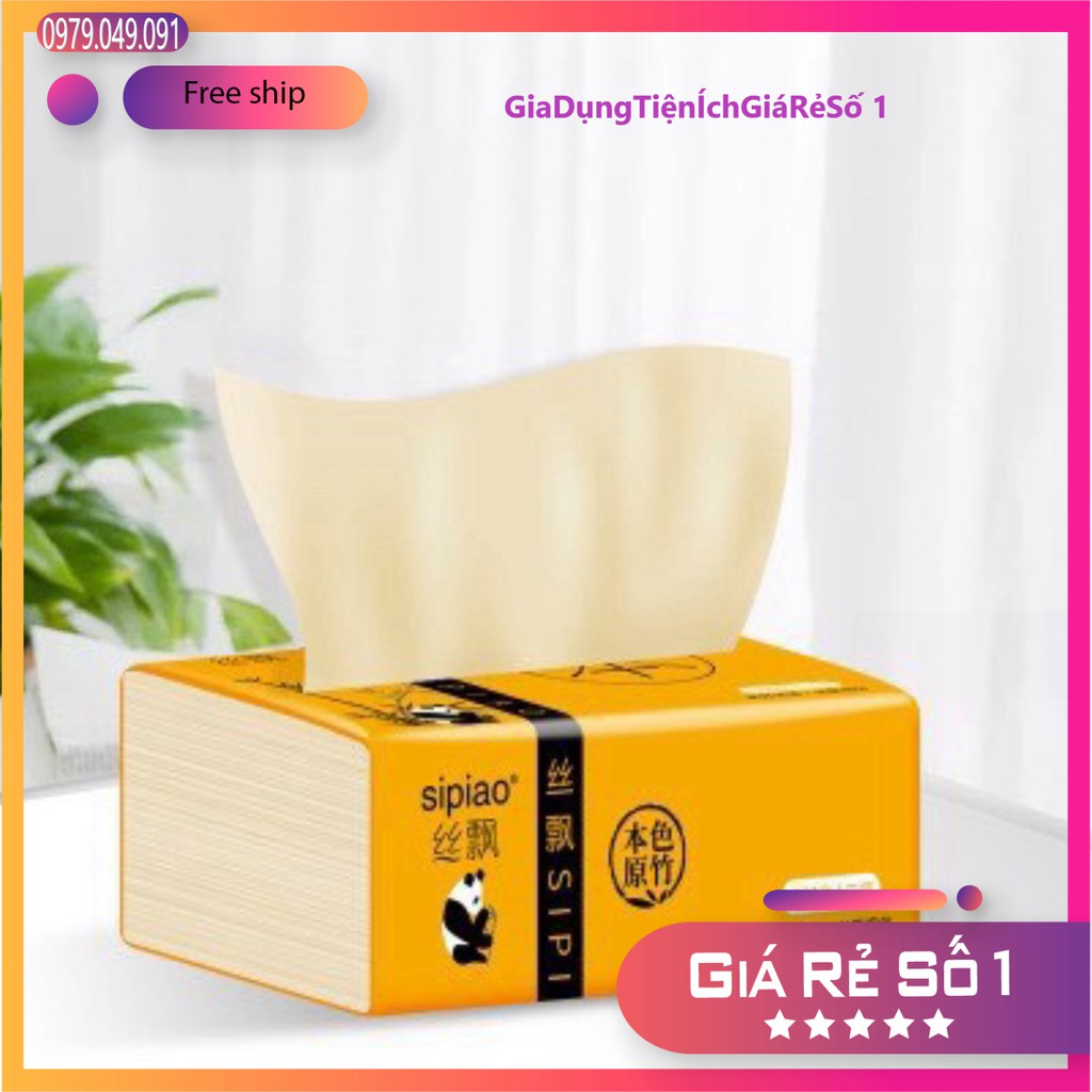 Giấy Ăn Gấu Trúc Thùng 30 Gói - Chính Hiệu Sipiao