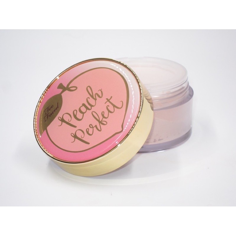 Phấn phủ bột kiềm dầu Too Faced Peach Perfect Mattifying Setting Powder (trong bộ sưu tập Peaches and Cream)