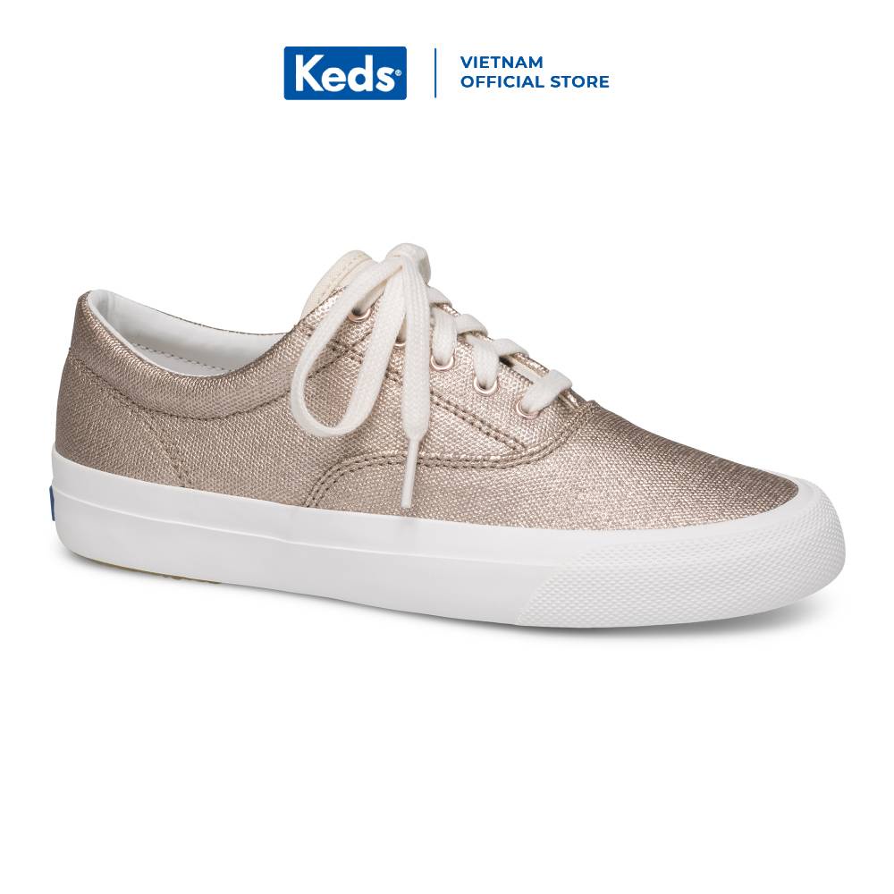 Giày Keds Nữ - Anchor Matte Brushed Canvas Rose Gold - KD059024