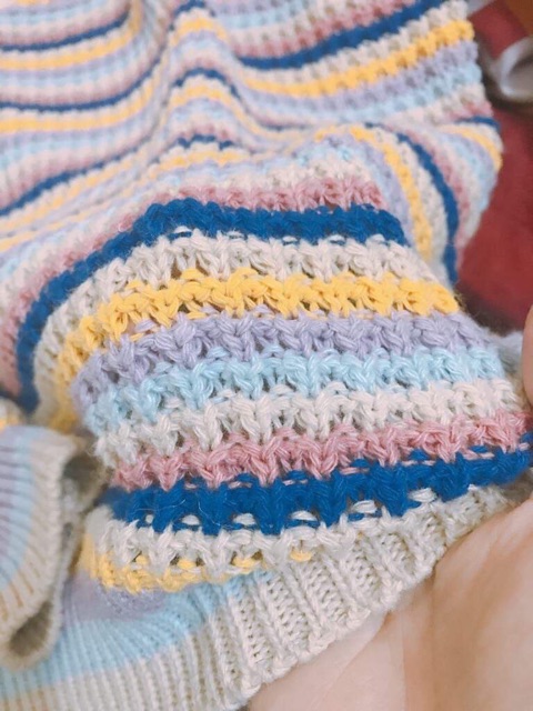 Áo len oversz hàn quốc