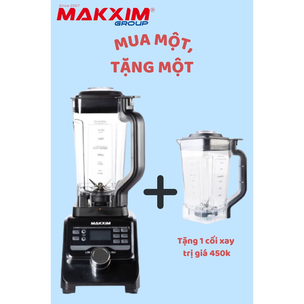 Máy xay sinh tố công nghiệp MAKXIM đa chức năng, công suất cực mạnh - MKX BL2018