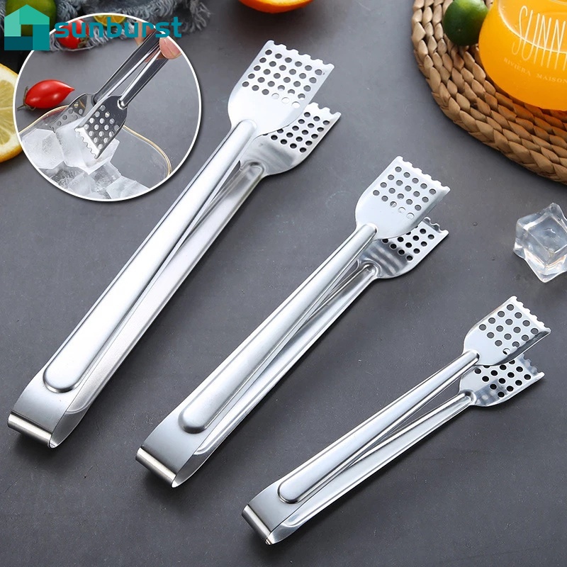 Kẹp gắp thức ăn bằng thép không gỉ chịu nhiệt chống trượt tiện lợi