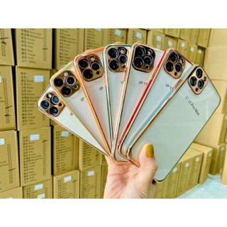 ốp lưng J-case trong viền màu iphone 7 plus đến 12 pro max bảo vệ camera