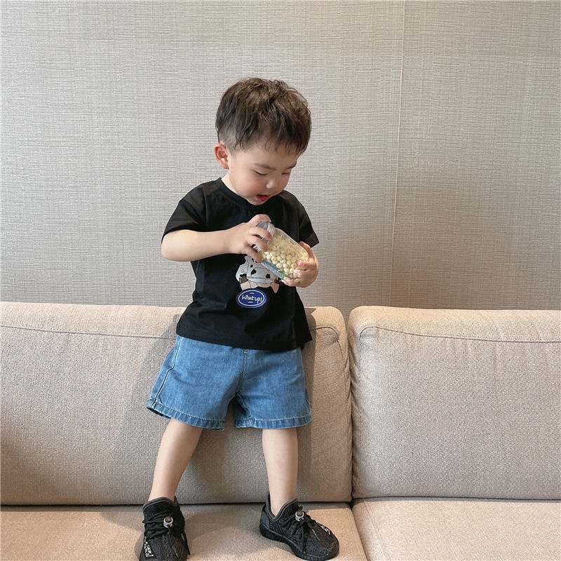 Quần Short Denim Hàn Quốc Thời Trang Mới Cho Bé Trai