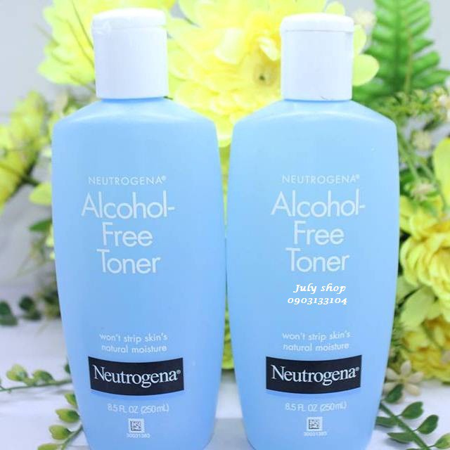 Nước Hoa Hồng Không Cồn Neutrogena Alcohol Free Toner 150ml - 250ml