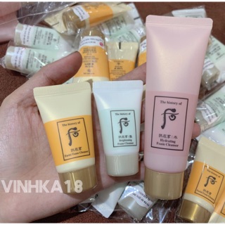 Sửa Rửa Mặt Whoo Hàn Quốc Chuẩn Hàng Công Ty Date Xa Nguyên Tem