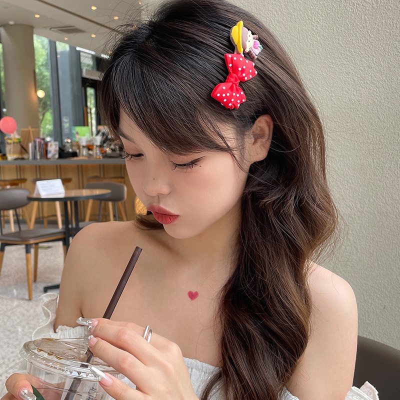 Kẹp Tóc Hình Hoạt Hình Xinh Xắn Cho Bé Gái
