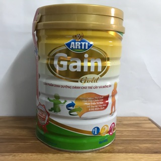 Sữa Arti gain gold 123 - dinh dưỡng dành cho trẻ gầy và biếng ăn