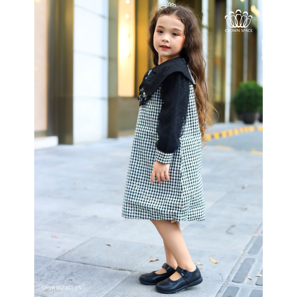 Giày Búp Bê Đi Học Bé Gái Crown Space School Shoes CRUK3073 Hoàn Toàn Mới 2022 Size 30 đến 36 - PHIÊN BẢN BASIC
