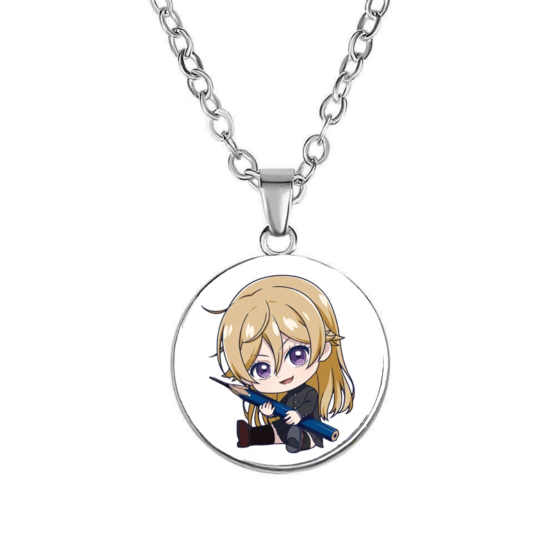 Vòng cổ in hình nhân vật BLUE PERIOD  anime chibi xinh xắn quà tặng độc đáo