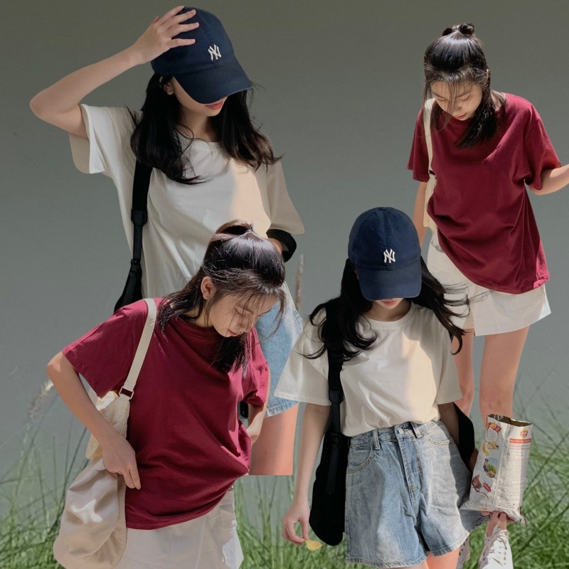 Áo thun trơn cơ bản ngắn tay TKP99 LOLLIE STUDIO
