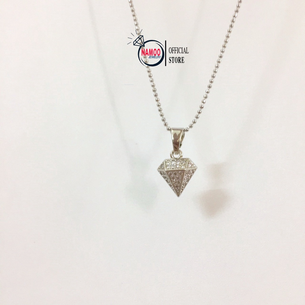 Dây Chuyền Bạc Nữ V814 Diamond Namoo Jewelry