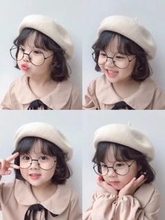 Mũ nồi dạ cho bé cute