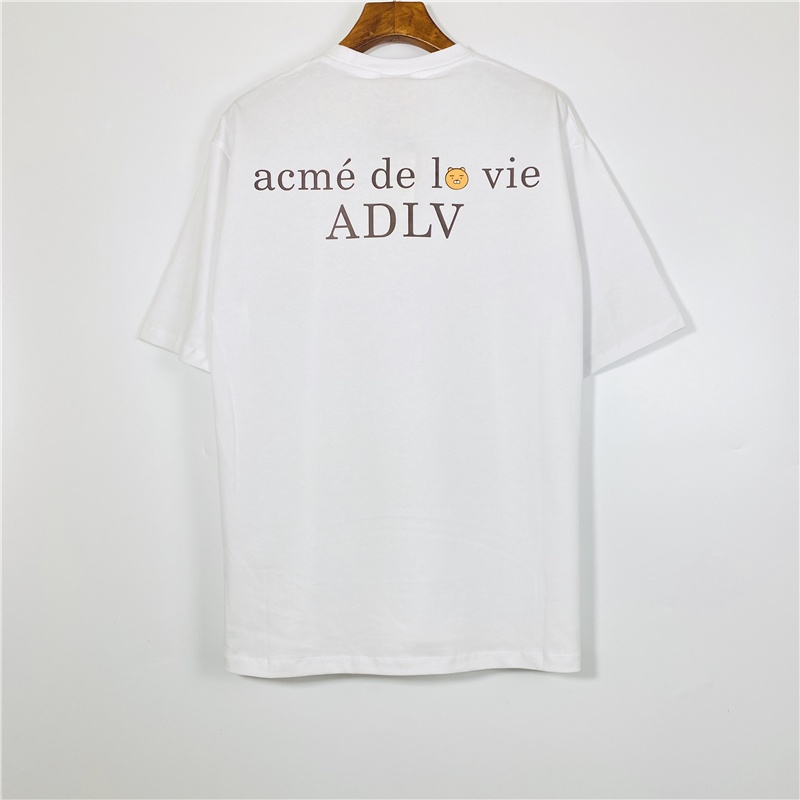 ADLV Áo Thun Tay Ngắn In Hình Bánh Donut Thời Trang Unisex