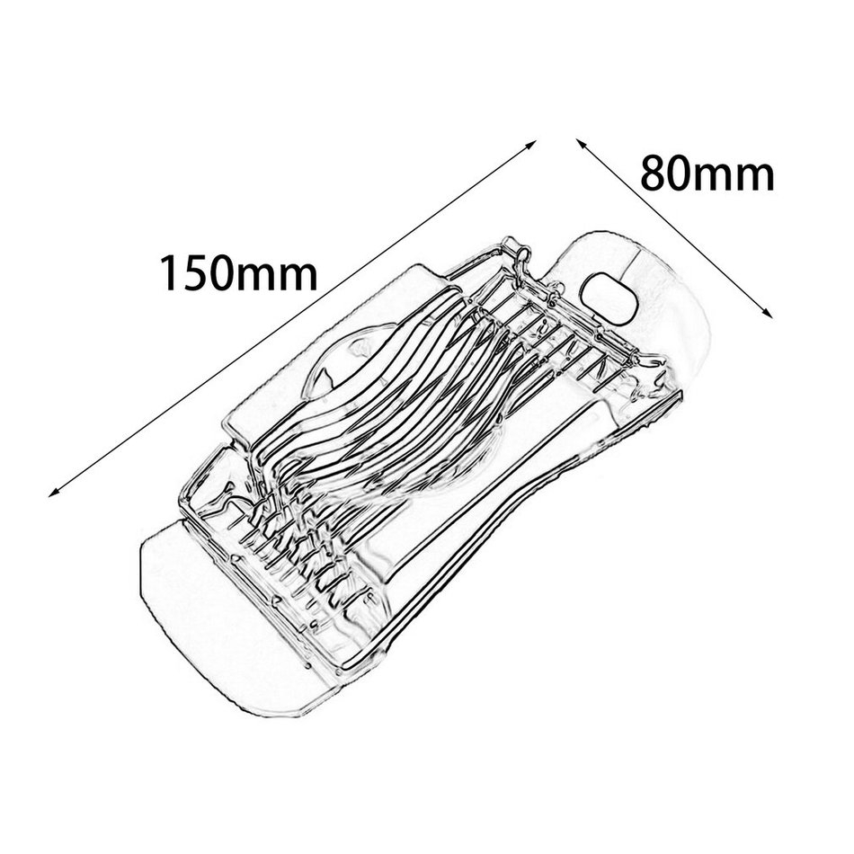 Dụng Cụ Cắt Trứng Luộc Bằng Thép Không Gỉ