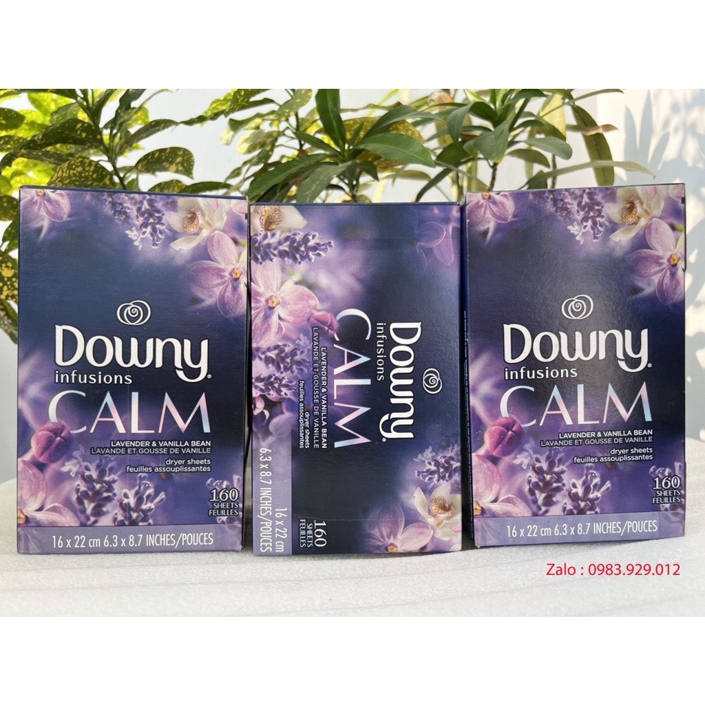 [Tách lẻ] Giấy thơm quần áo Downy Calm (tím)