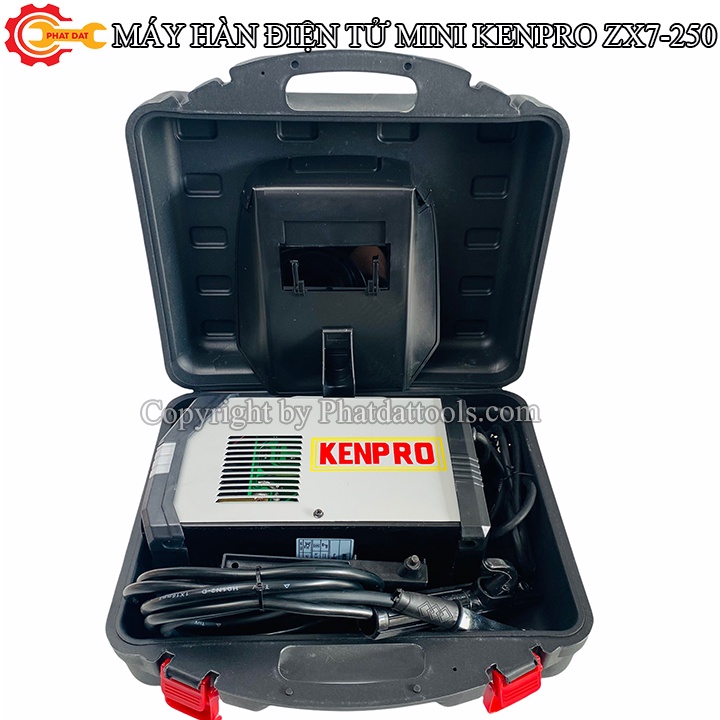 Máy Hàn Điện Tử KENPRO ZX7-250-Khả Năng Hàn Que 2.5-3.2ly-Đầy Đủ Phụ Kiện-Bảo Hành 12 Tháng