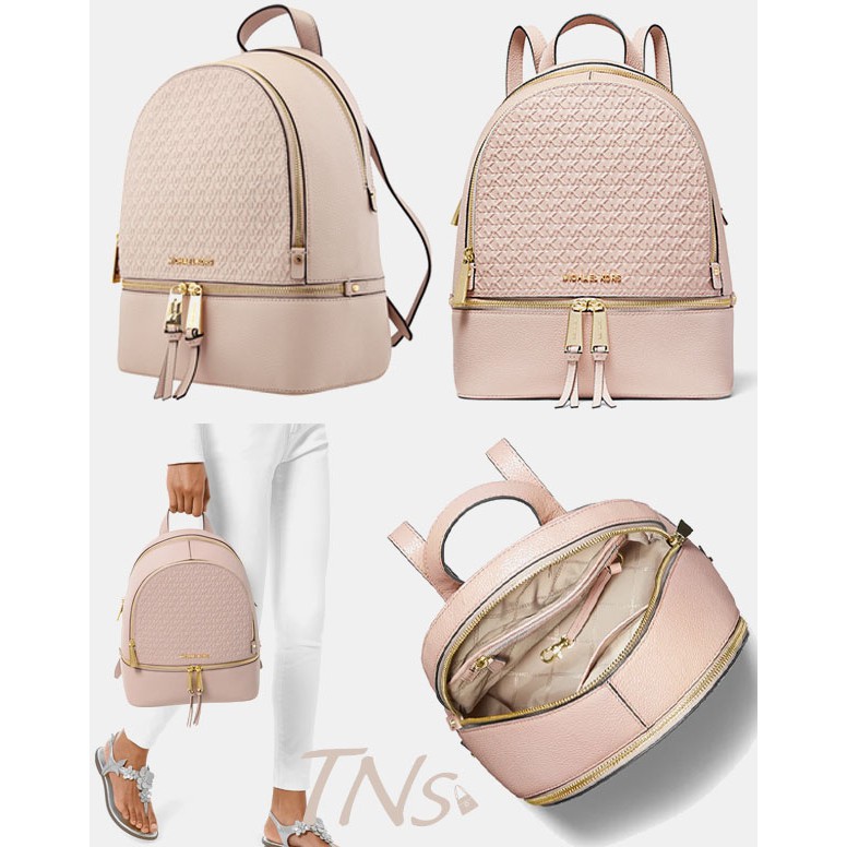 TNS - Ba lô M.Ki Debossed Logo Rhea Medium Backpack 30S0GEZB2 4 MÀU
