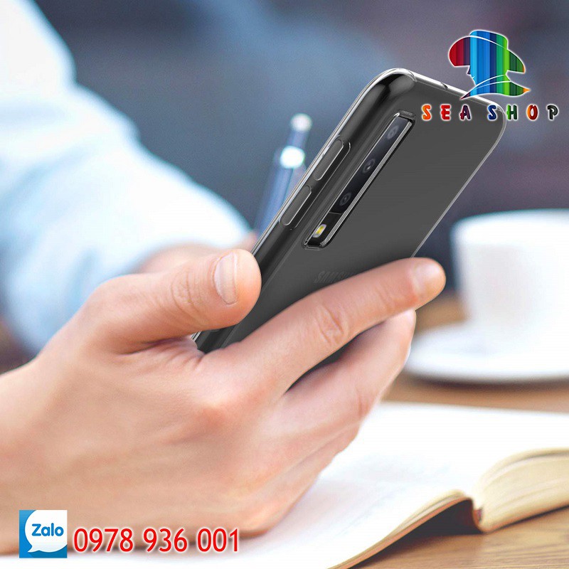 [TẶNG KÍNH CƯỜNG LỰC] Ốp lưng Samsung Galaxy A7 2018 - A750 silicon trong suốt