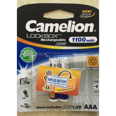 Pin Sạc Camelion AAA 1.2V 1100 mAh (vỉ 2 viên)