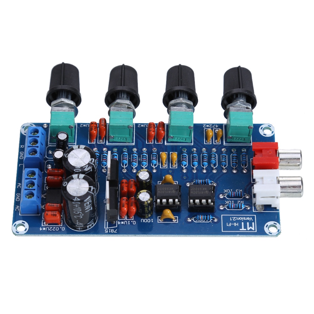 Module mạch lọc chỉnh âm sắc Stereo HoA-MT dùng nguồn đôi có kèm núm nhựa