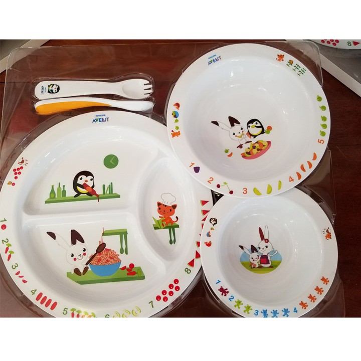 Bộ đồ ăn dặm cao cấp cho bé Philips Avent 716/00